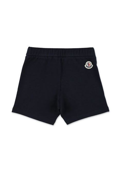 Completo Bianco e Blu Con Shorts e Polo Con Logo e Tricolore MONCLER ENFANT | 951-8M00014-89AL2F07